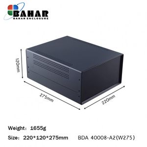 BDA 40008-A2 W275 جعبه فلزی با پانل پلاستیکی