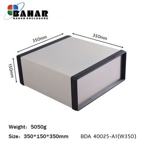BDA 40025-A1 W350 جعبه فلزی با پانل آلومنیوم ماژول