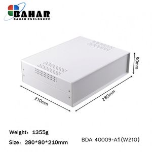 BDA 40009-A1 W210 جعبه فلزی با پانل پلاستیکی
