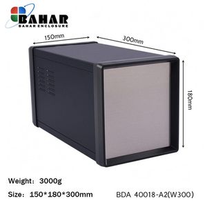 BDA 40018-A2 W300 جعبه فلزی با پانل آلومنیوم ماژول