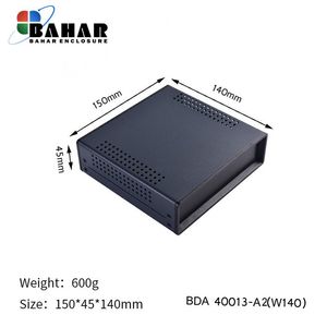 BDA 40013-A2 W140 جعبه فلزی با پانل پلاستیکی