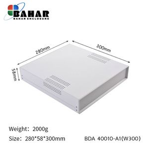 BDA 40010-A1 W300 جعبه فلزی با پانل پلاستیکی
