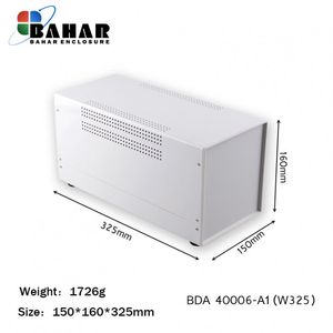 BDA 40006-A1 W325 جعبه فلزی با پانل پلاستیکی