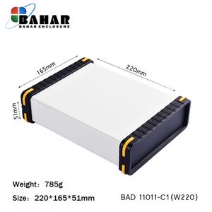 BAD 11011-C1(W220) جعبه آلومینیومی با پانل پلاستیکی