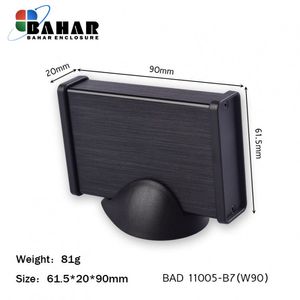 BAD 11005-B7(W90) جعبه آلومینیومی اکسترود پانل پلاستیکی