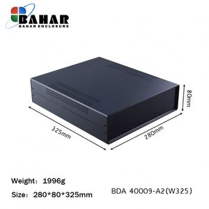 BDA 40009-A2 W325 جعبه فلزی با پانل پلاستیکی