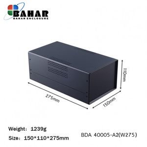 BDA 40005-A2 W275 جعبه فلزی با پانل پلاستیکی