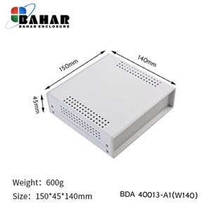 BDA 40013-A1 W140 جعبه فلزی با پانل پلاستیکی