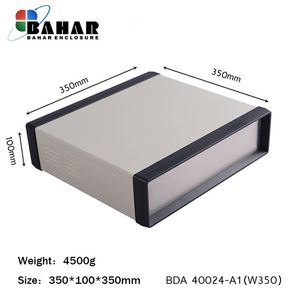 BDA 40024-A1 W350 جعبه فلزی با پانل آلومنیوم ماژول