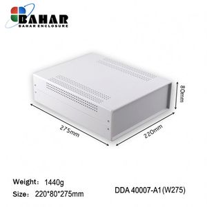 BDA 40007-A1 W275 جعبه فلزی با پانل پلاستیکی