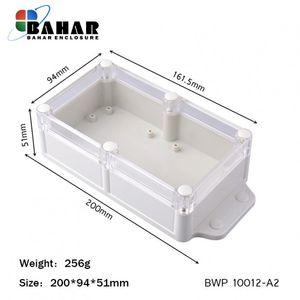 BWP 10012-A2 جعبه پلاستیکی ضد آب گوشواره دار