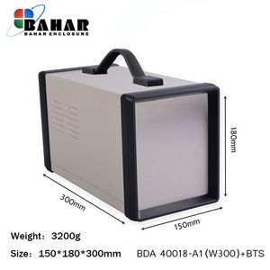 BDA 40018-A1 W300+BTS جعبه فلزی با پانل آلومنیوم ماژول دستگیره دار