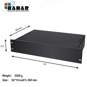 BMR 2U-A2-L300 رک مونت 19 اینچ استاندارد
