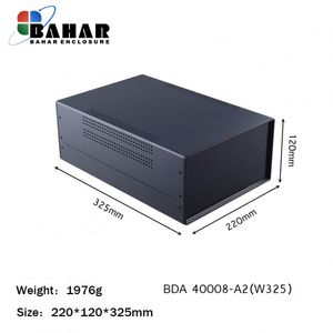 BDA 40008-A2 W325 جعبه فلزی با پانل پلاستیکی