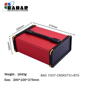 BAD 11017-C5(W275)+BTS جعبه آلومینیومی با پانل پلاستیکی