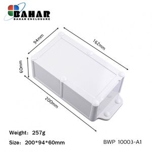BWP 10003-A1  جعبه پلاستیکی ضد آب گوشواره دار