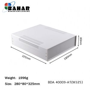 BDA 40009-A1 W325 جعبه فلزی با پانل پلاستیکی