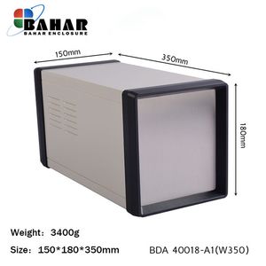 BDA 40018-A1 W350 جعبه فلزی با پانل آلومنیوم ماژول