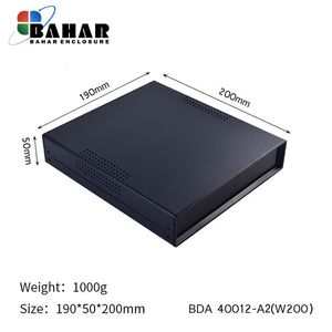 BDA 40012-A2 W200 جعبه فلزی با پانل پلاستیکی