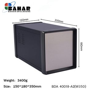 BDA 40018-A2 W350 جعبه فلزی با پانل آلومنیوم ماژول