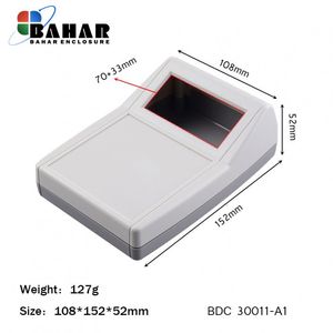 BDC 30011-A1 جعبه تمام پلاستیکی شیبدار رومیزی