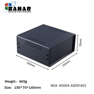 BDA 40004-A2 W140 جعبه فلزی با پانل پلاستیکی
