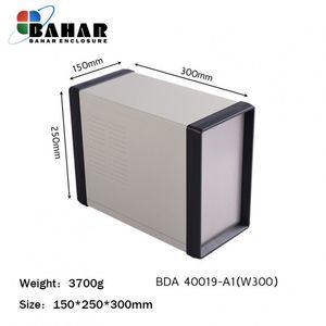 BDA 40019-A1 W300 جعبه فلزی با پانل آلومنیوم ماژول