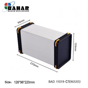 BAD 11019-C1(W220) جعبه آلومینیومی با پانل پلاستیکی