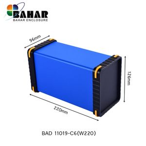 BAD 11019-C6(W220) جعبه آلومینیومی با پانل پلاستیکی