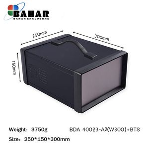 BDA 40023-A2 W300+BTS جعبه فلزی با پانل آلومنیوم ماژول دستگیره دار