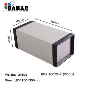 BDA 40020-A1 W350 جعبه فلزی با پانل آلومنیوم ماژول