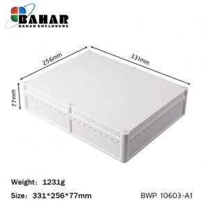 BWP 10603-A1 جعبه تمام پلاستیکی ضدآب گوشواره دار