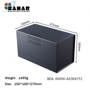 BDA 40006-A2 W275 جعبه فلزی با پانل پلاستیکی