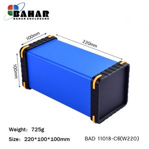 BAD 11018-C6(W220) جعبه آلومینیومی با پانل پلاستیکی