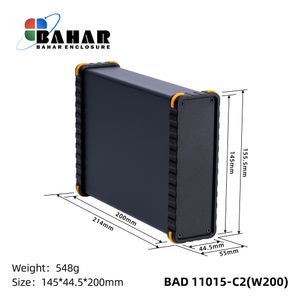BAD 11015 C2-W200 جعبه آلومینیومی اکسترود پانل پلاستیکی