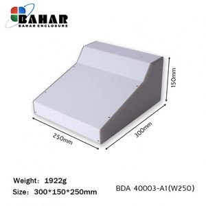 BDA 40003-A1 W250 جعبه فلزی شیبدار پانل پلاستیکی