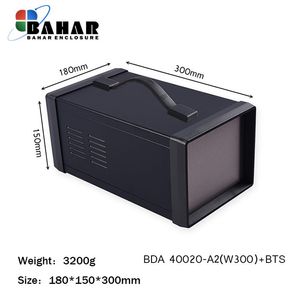 BDA 40020-A2 W300+BTS جعبه فلزی با پانل آلومنیوم ماژول دستگیره دار