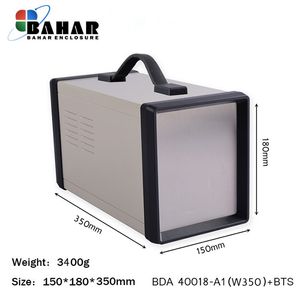 BDA 40018-A1 W350+BTS جعبه فلزی با پانل آلومنیوم ماژول دستگیره دار