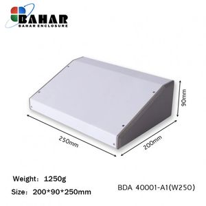 BDA 40001-A1 W250 جعبه فلزی شیبدار پانل پلاستیکی