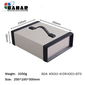 BDA 40022-A1 W300+BTS جعبه فلزی با پانل آلومنیوم ماژول دستگیره دار