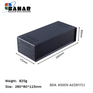 BDA 40009-A2 W115 جعبه فلزی با پانل پلاستیکی