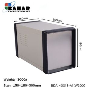 BDA 40018-A1 W300 جعبه فلزی با پانل آلومنیوم ماژول