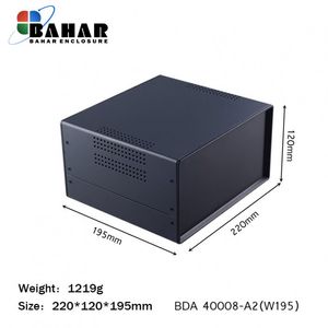 BDA 40008-A2 W195 جعبه فلزی با پانل پلاستیکی