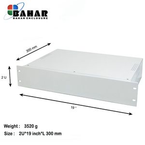 BMR 2U-A1-L300 رک مونت 19 اینچ استاندارد
