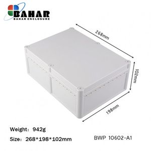 BWP 10602-A1 جعبه تمام پلاستیکی ضدآب گوشواره دار