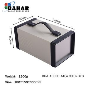 BDA 40020-A1 W300+BTS جعبه فلزی با پانل آلومنیوم ماژول دستگیره دار