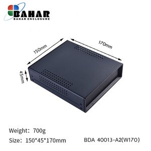 BDA 40013-A2 W170 جعبه فلزی با پانل پلاستیکی