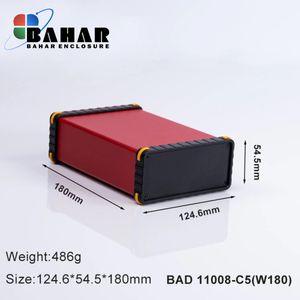 BAD 11008 C5-W180  جعبه آلومینیومی اکسترود پانل پلاستیکی