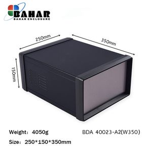 BDA 40023-A2 W350 جعبه فلزی با پانل آلومنیوم ماژول