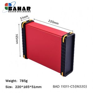 BAD 11011-C5(W220) جعبه آلومینیومی با پانل پلاستیکی